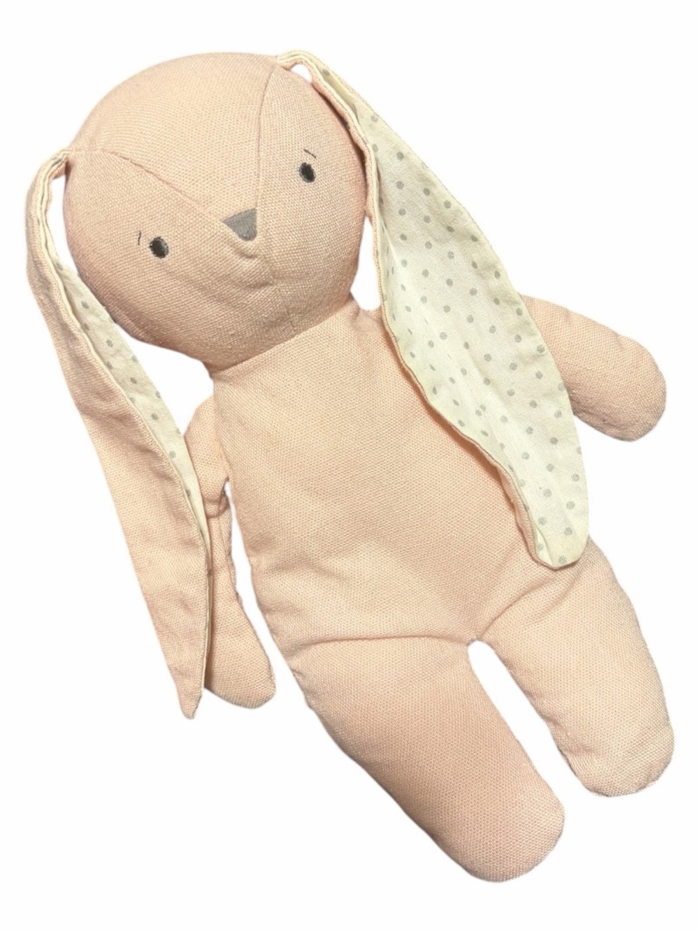ALMIROSE Bobby Floppy Bunny Pink Soft Linen Cotton Australian Baby Shower Gift
